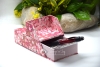 Schachtel mit Klappdeckel & Schublade ca. 21,3x10,0x4,5cm | Kirschblüten | pink rosa | Art. Nr. 97160311